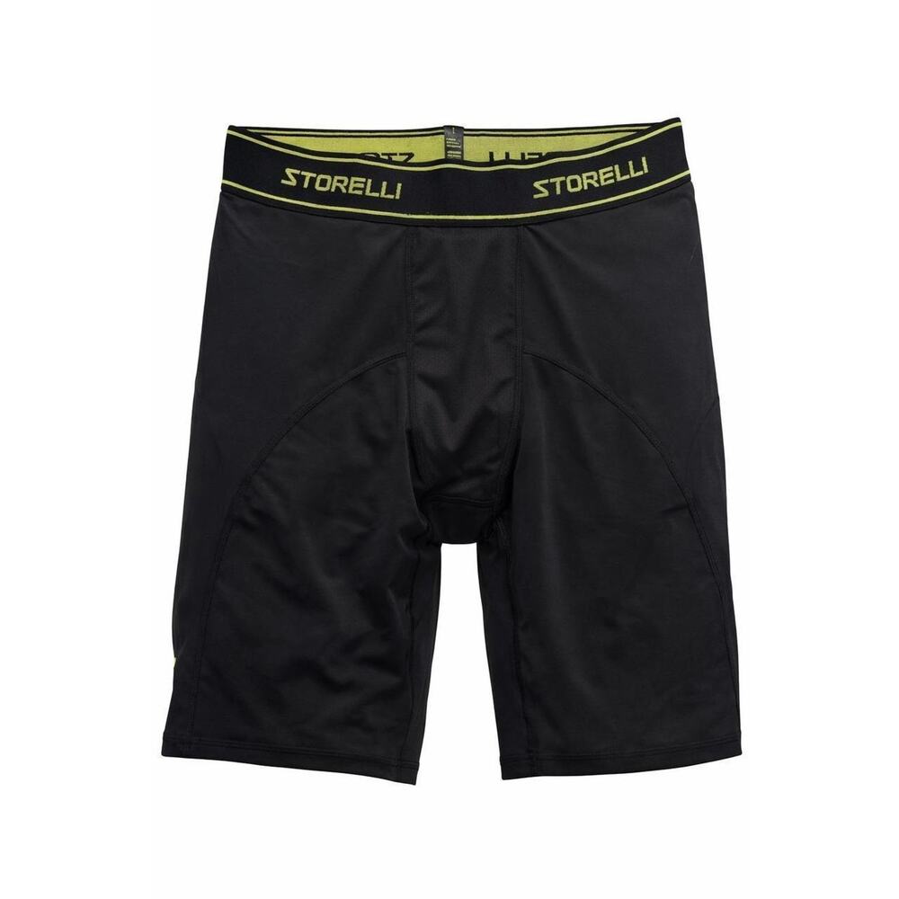 Storelli Men's Padded Compression Soccer Shorts Black Size L NWT